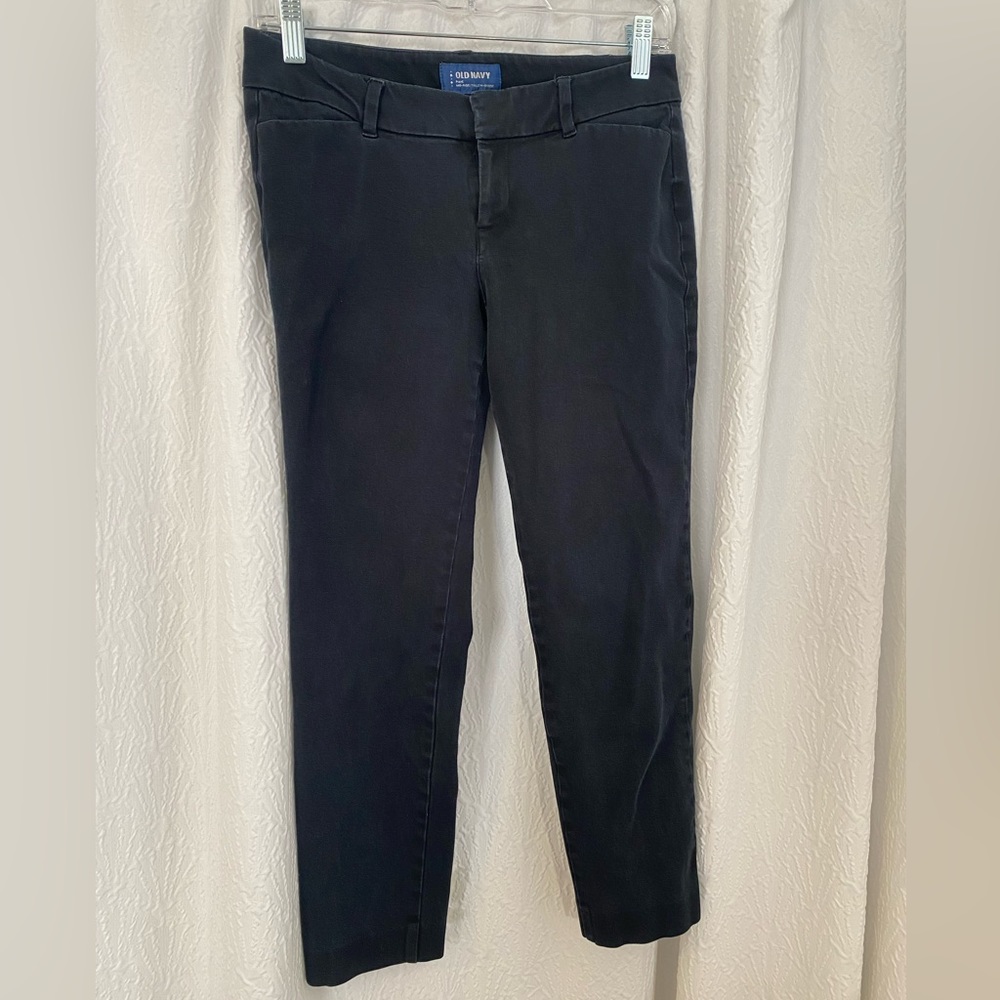 Old Navy Pixie Mid-Rise black pants